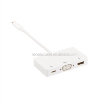 Reversible design USB 3.1 Type-C VGA Multiport Adapter